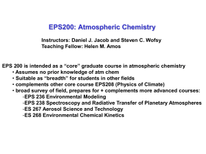 100 km Dz - Atmospheric Chemistry Modeling Group