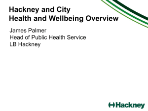 Title to go here - NHS City and Hackney CCG