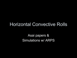 Horizontal Convective Rolls