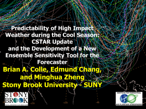 Predictability of High Impact Weather during the Cool Season: CSTAR