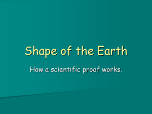 Shape of the Earth PPT