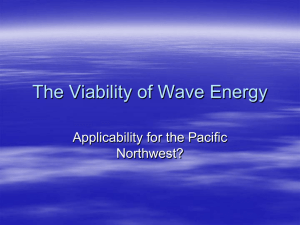 The Viability of Wave Energy