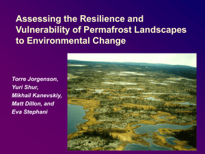Assessing the Resilience and Vulnerability of Permafrost