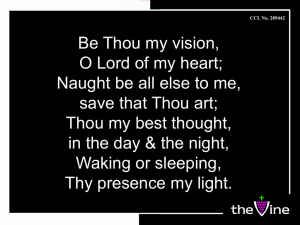 Be Thou my vision