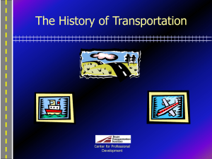The History of Transportation file
