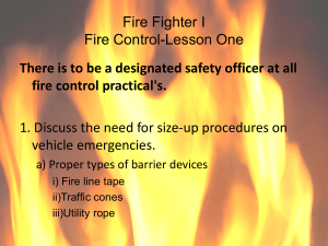 PowerPoint: Firefighter I and II Re