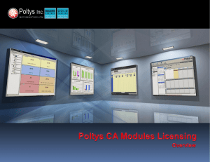 Licensing CA Modules Presentation