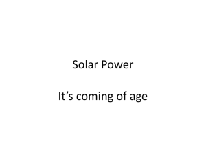 Solar One “Power Tower”