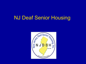 NJ Deaf Senior Housing - New Jersey Deaf Senior Housing, Inc.