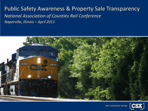 CSX NaCo Rail Conference-Apr11 - National Association of Counties