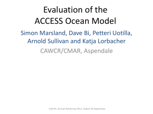 CORE-IAF with the ACCESS Ocean and Sea Ice Model