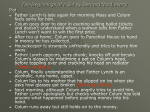 The Beginnings of a Sin by Bernard MacLaverty