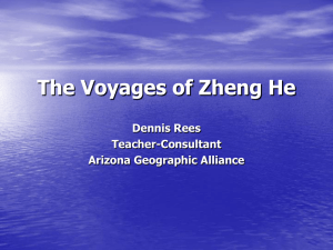 The Voyages of Zheng He - Arizona Geographic Alliance