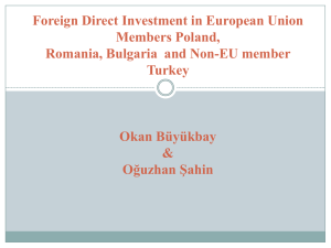 Foreign Direct Investment in European Union Members