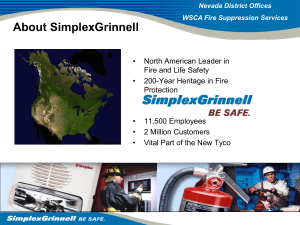 Simplex Grinnell WSCA presentation