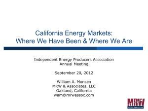 William Monsen - Independent Energy Producers