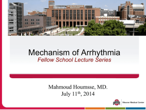 Mechanism of Arrhythmia