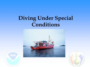 Diving under Special Conditions