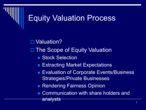 Ch01_Equity Valuation Process