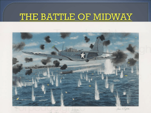 THE BATTLE OF MIDWAY