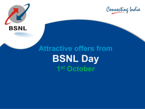 Atractive offers from BSNL day