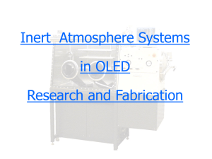 Inert Atmosphere Systems in OLED Research and Fabrication
