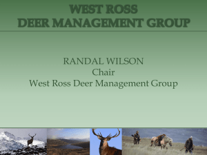 R Wilson - Association of Deer Management Groups
