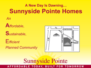 Affordable - Sunnyside Pointe