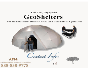 New Geodesic Dome System - American Preppers Network