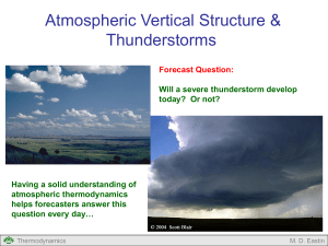 Atmospheric Vertical Structure and Thunderstorms