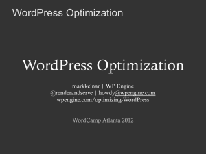 optimizing-WordPress