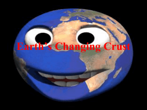 Earth`s Changing Crust
