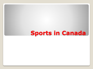 Sports in Canada