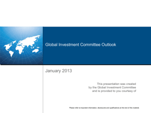 Global Investment Committee Outlook