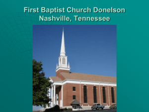 First Baptist Church Donelson Nashville, Tennessee