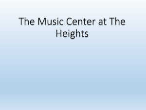 The Music Center at The Heights - I