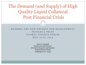 (and Supply) of High Quality Liquid Collateral Post Financial Crisis