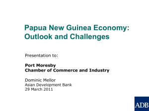Outlook and Challenges for PNG Economy in 2011