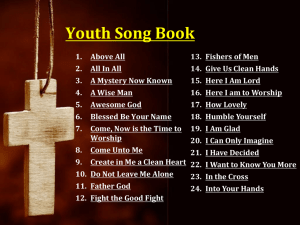 Youth Song Book - St. Mary Coptic Orthodox Church