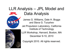 JPL Model - UCSD Department of Physics