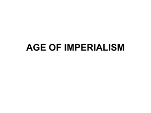 AGE OF IMPERIALISM 2011