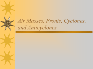 Air masses, depressions & anticyclones ppt