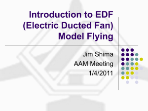 Introduction to EDF (Electric Ducted Fan) Model