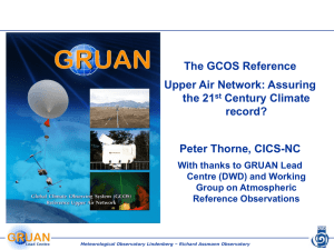 GCOS Reference Upper Air Network