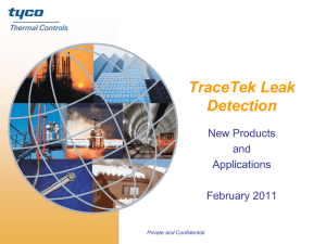 TraceTek Product and Applicaitons Overview