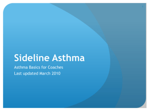 Asthma for Coaches