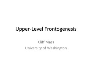 Upper-Level Frontogenesis - University of Washington