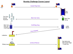 Brumby Challenge Course Layout