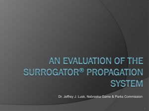 An evaluation of the surrogator™ Propagation System