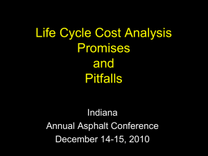Life Cycle Cost Definitions - Asphalt Pavement Association of Indiana